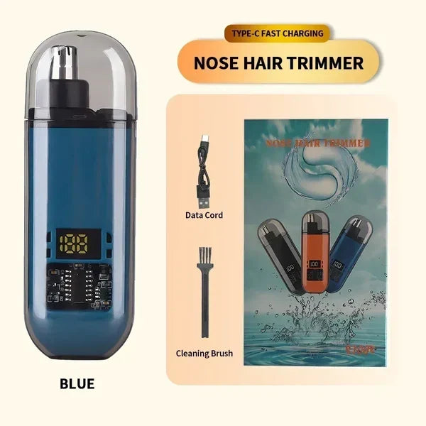 Rechargeable Nose Trimmer – Safe & Painless Facial Hair Groomer