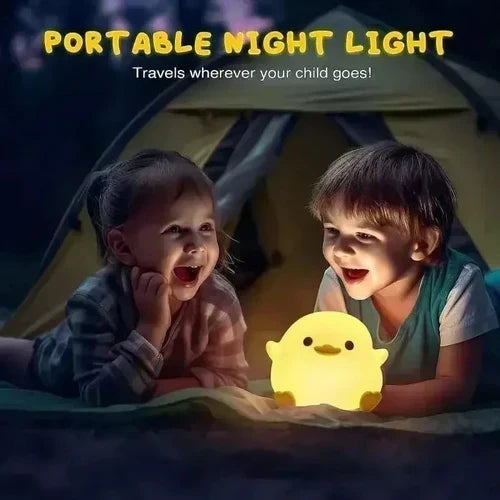 Rechargeable Panda Lamp – Cute Panda Silicone Night Light for Room Decoration