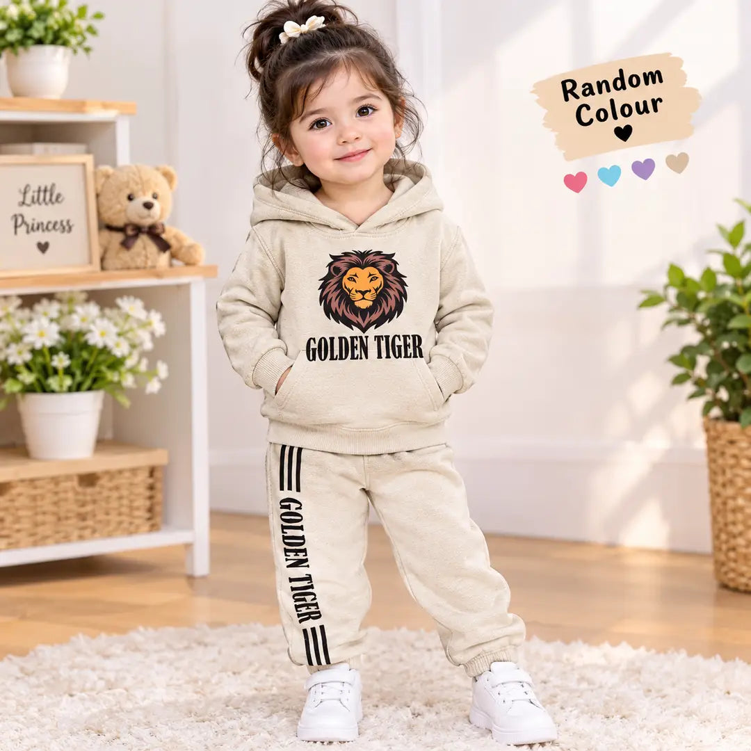 Kids Girls Winter Hoodie's Tracksuit Home Party Wear