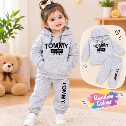 Kids Girls Winter Hoodie's Tracksuit Home Party Wear