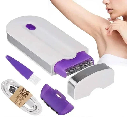 Sensa-Light Painless Electric Hair Removal Device – Rechargeable Shaver