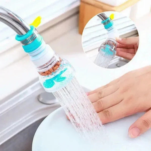 360° Rotatable Kitchen Faucet Water Filter – Adjustable Tap Nozzle