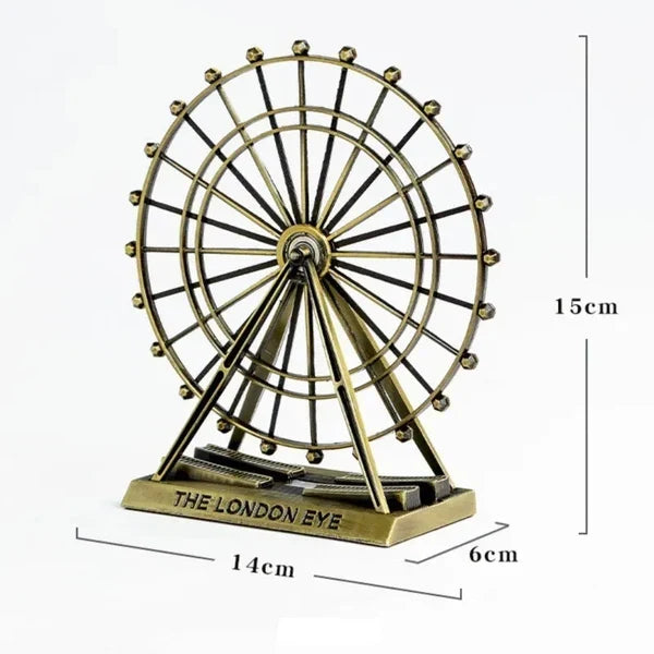 Hot Sell London Eye Metal Model – Decorative Home & Office Ornament
