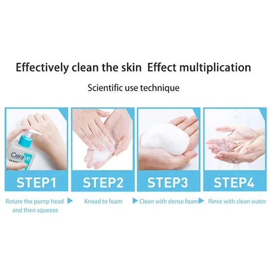 CeraVe SA Smoothing Cleanser – Salicylic Acid Face Wash with Ceramides