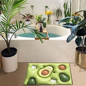 3D Printing Soft Mat – Flower Design Anti-Slip Floor & Bathroom Mat